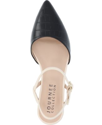 Women's Brynn Block Heel Pointed Toe Flats