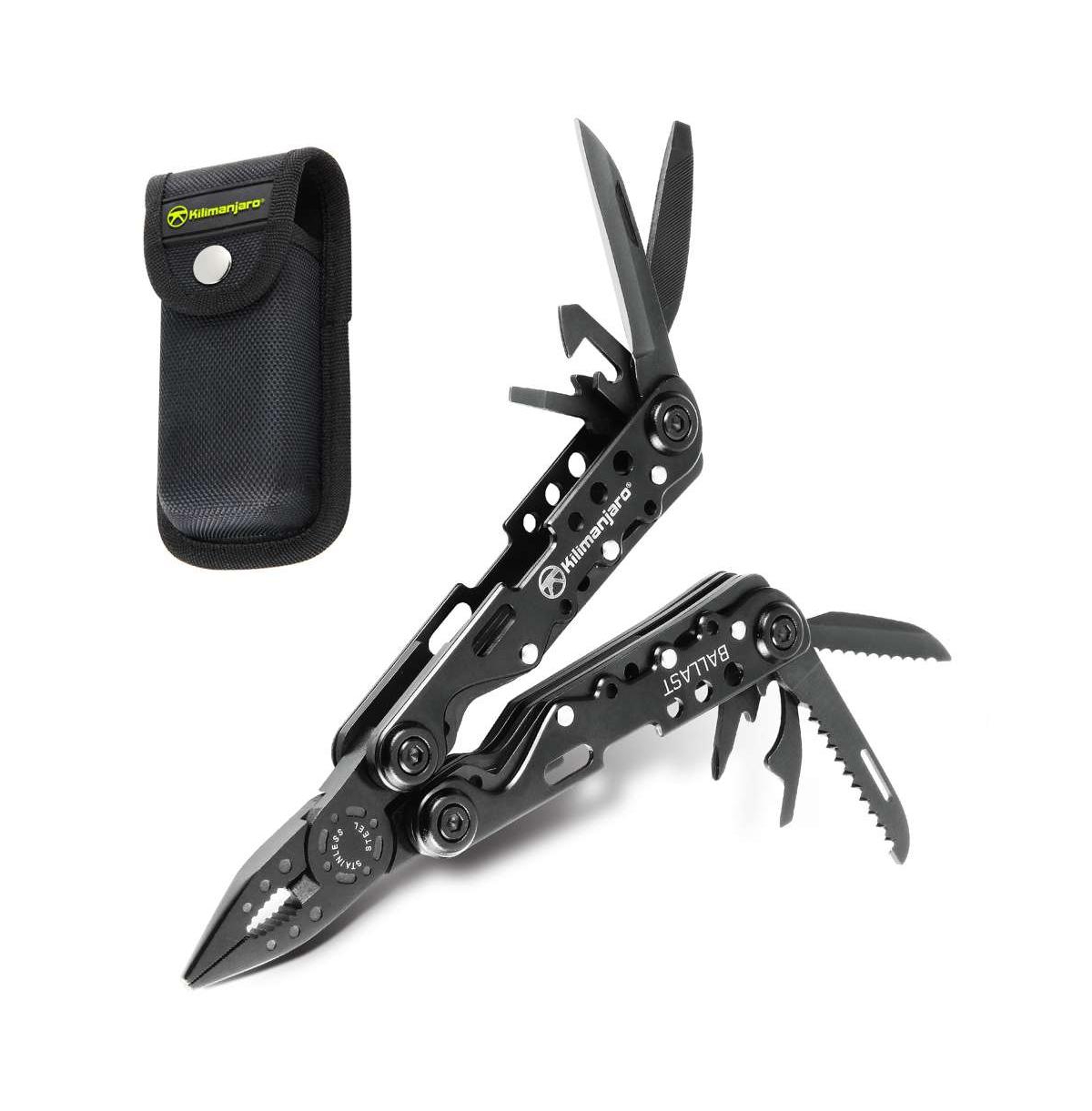 13-in-1 Multi-Tool with Pouch - Black
