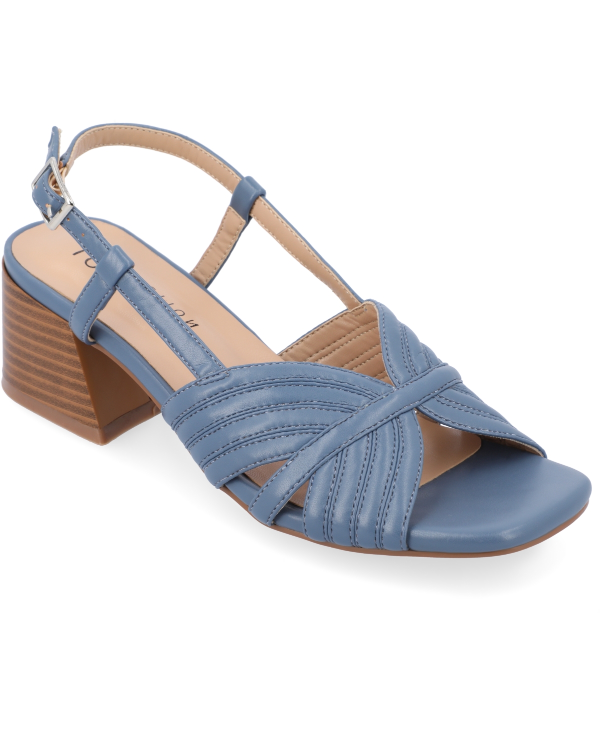 Journee Collection Kirsi Slingback Sandal In Blue