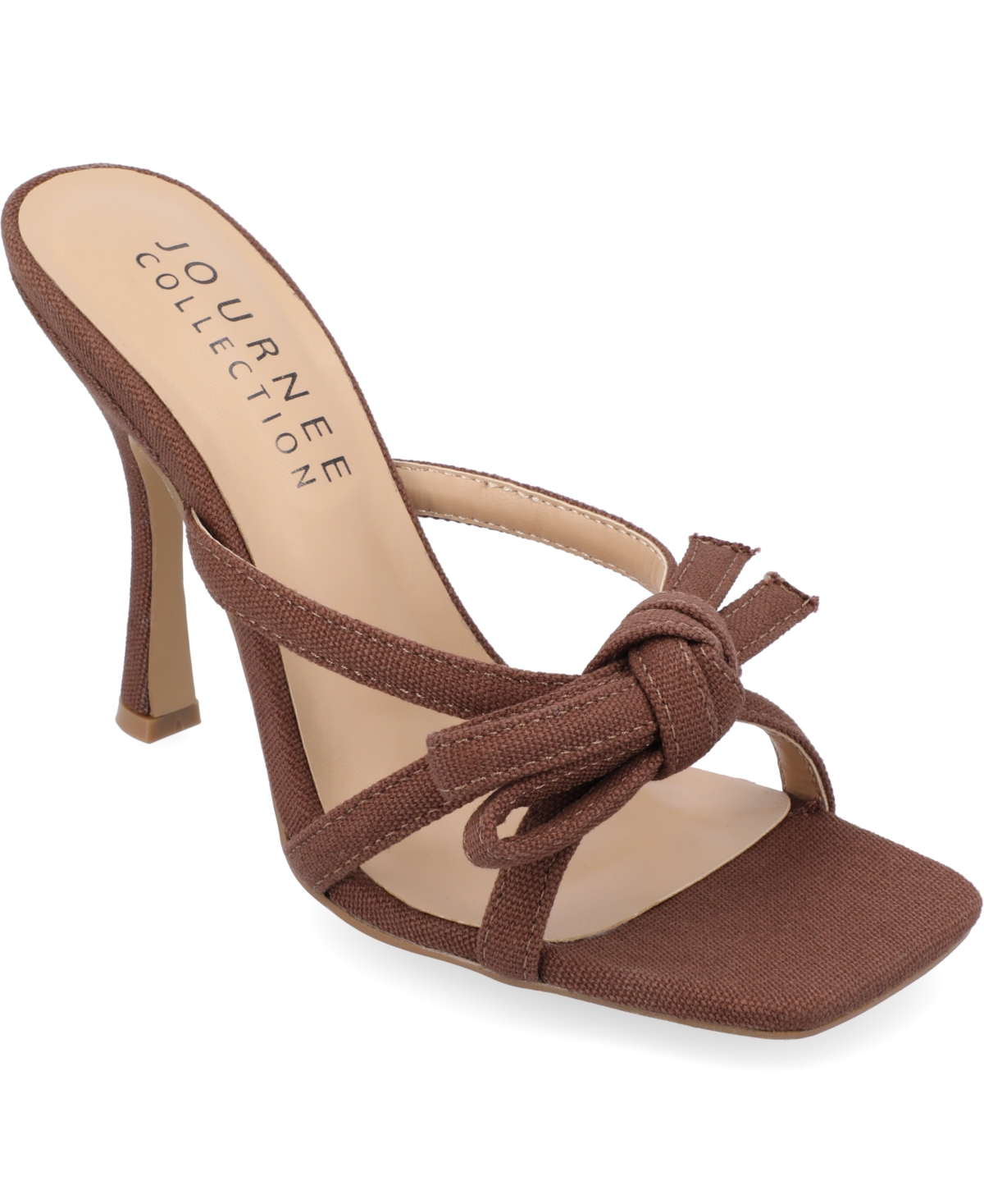 Journee Collection Cilicia Stiletto Sandal In Brown