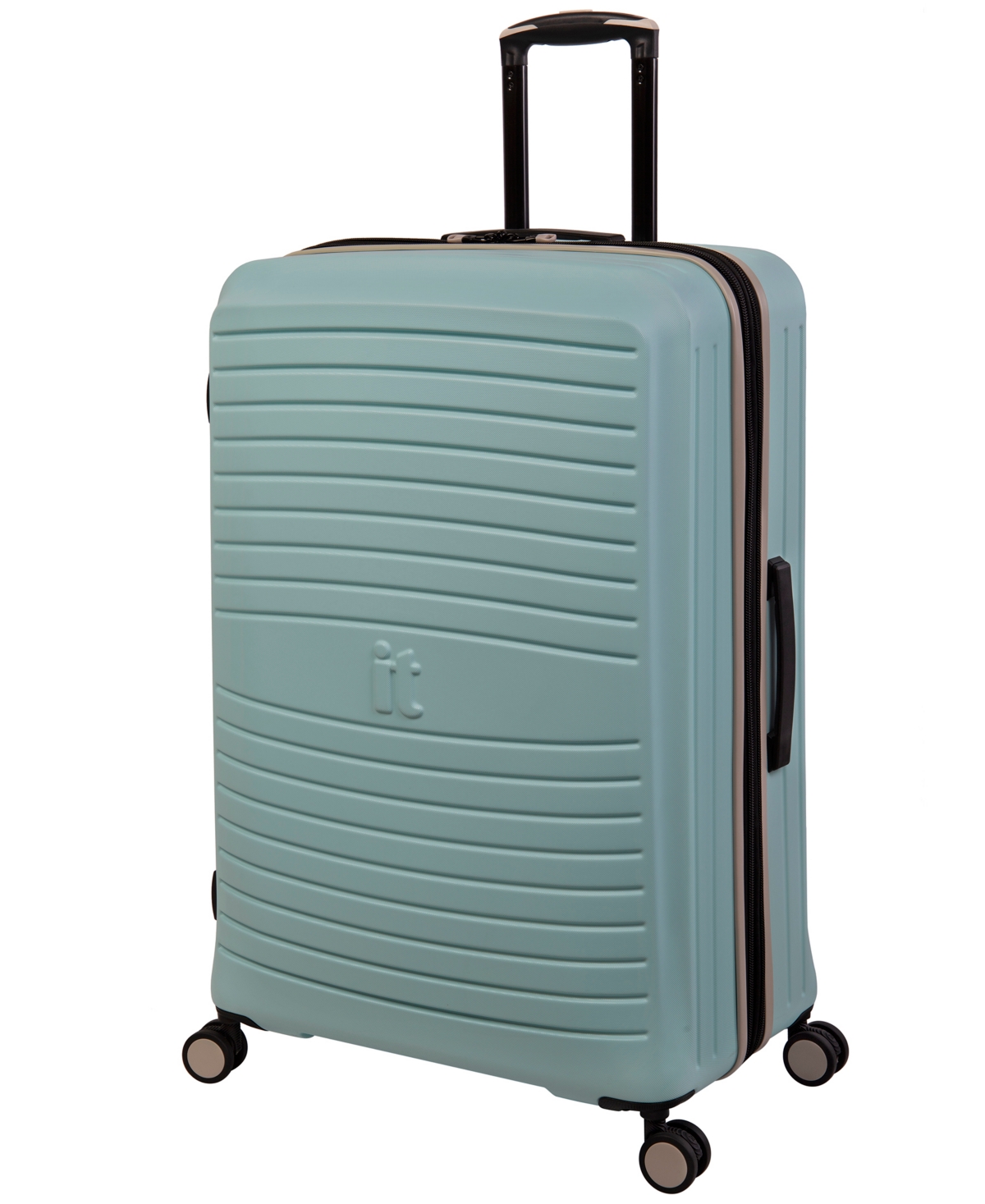 It Luggage Eco-protect 15" Hardside 8-wheel Spinner Underseater Luggage In Mint Eggshell