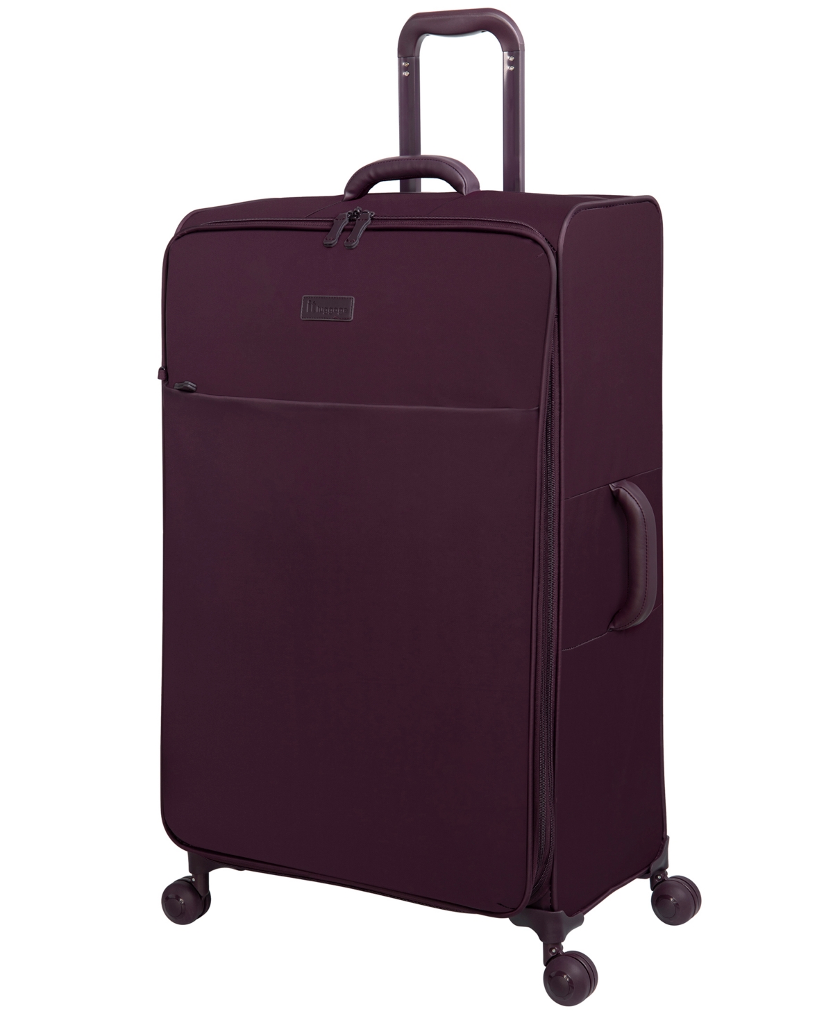 It Luggage Lustrous 20" Softside Carry-on 8-wheel Spinner In Aubergine