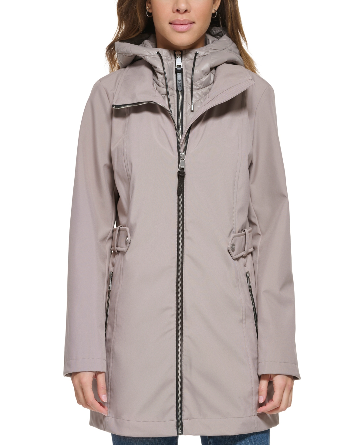 Dkny rain jacket women's top