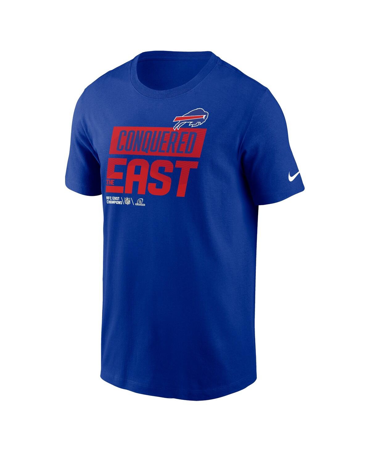 Men's NikeBuffalo Bills 2022 Afc East Division Champions Locker Room Trophy Collection T-shirt - Royal
