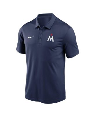 Men's Navy Minnesota Twins 2023 Agility Logo Franchise Performance Polo Shirt