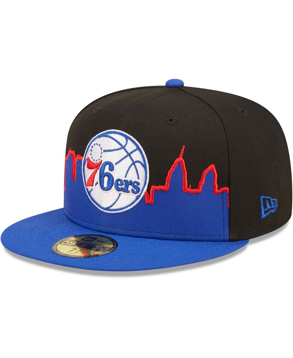 Men's New Era Black Philadelphia 76ers 2022 Tip-Off 59FIFTY Fitted Hat - Black
