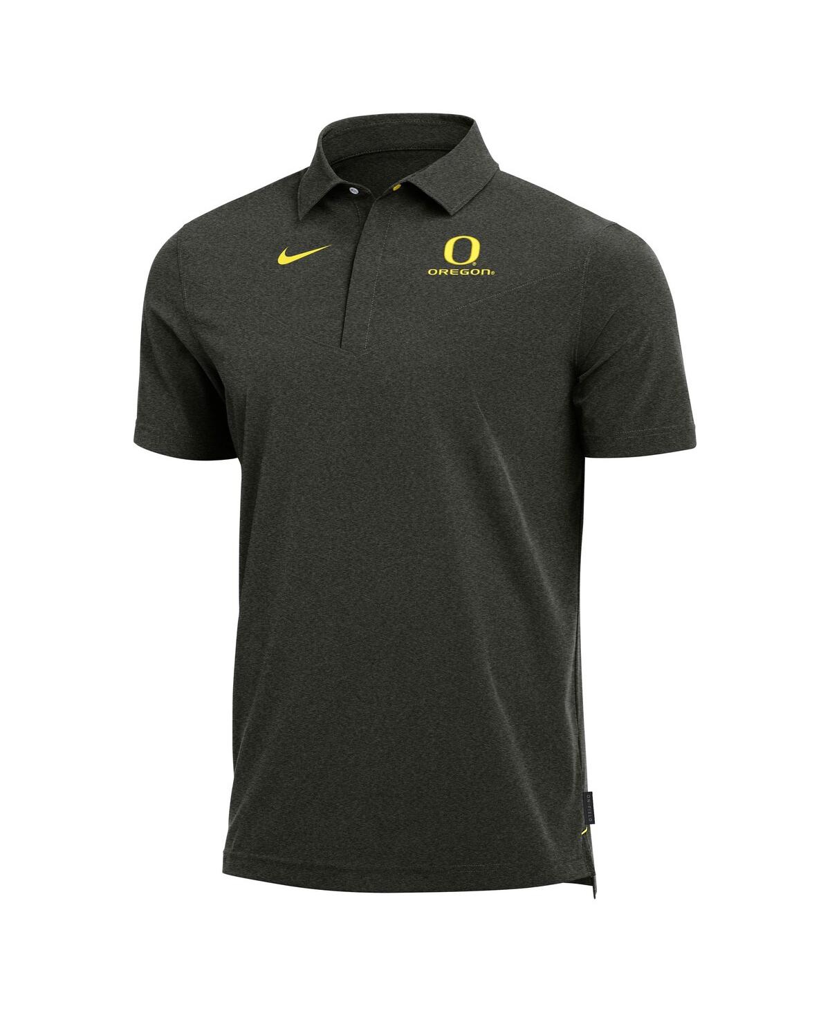 Shop Nike Men's  Heathered Charcoal Oregon Ducks 2022 Coach Performance Polo Shirt