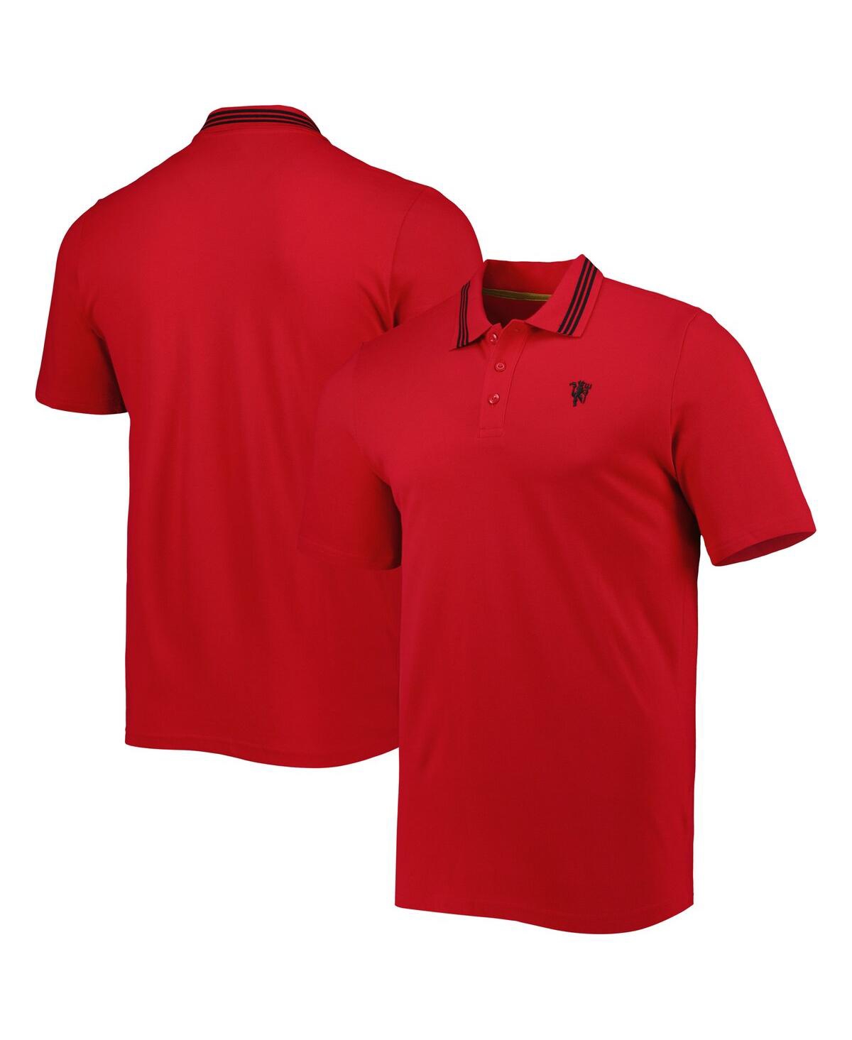 Shop Adidas Originals Men's Adidas Red Manchester United Club Polo Shirt