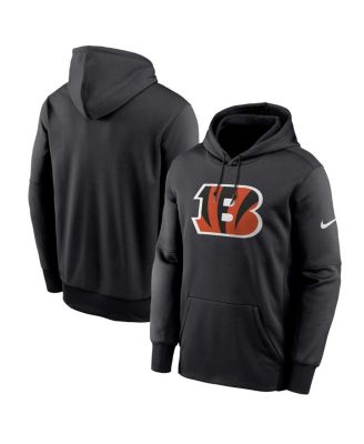 Men's Nike Black Cincinnati Bengals Primary Logo Performance Pullover Hoodie Size: Medium