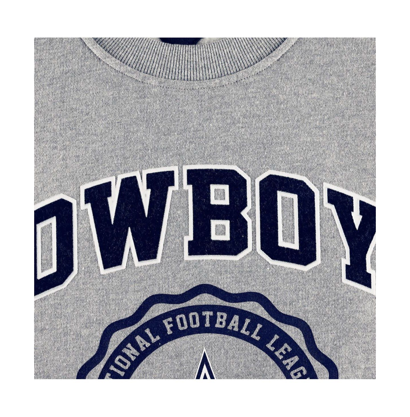 Мужская толстовка Tommy Hilfiger Heather Gray Dallas Cowboys Ronald Crew — фото 2