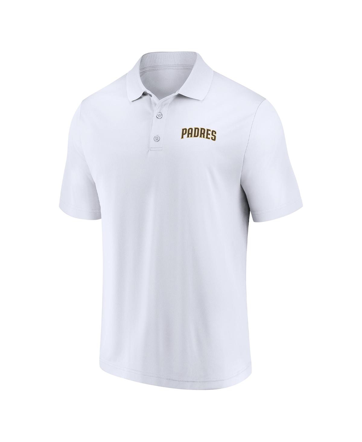 Fanatics Men's  Brown, White San Diego Padres Polo Shirt Combo Set In Brown,white