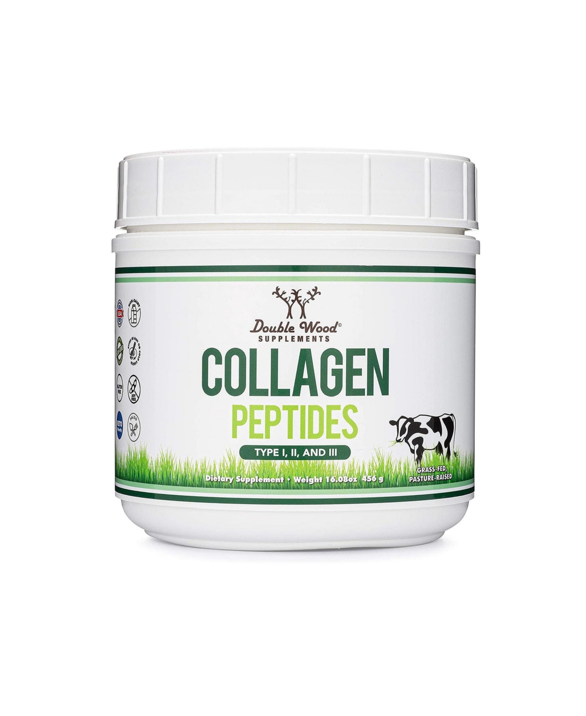 Collagen Peptides - 456 gram jar, 38 servings