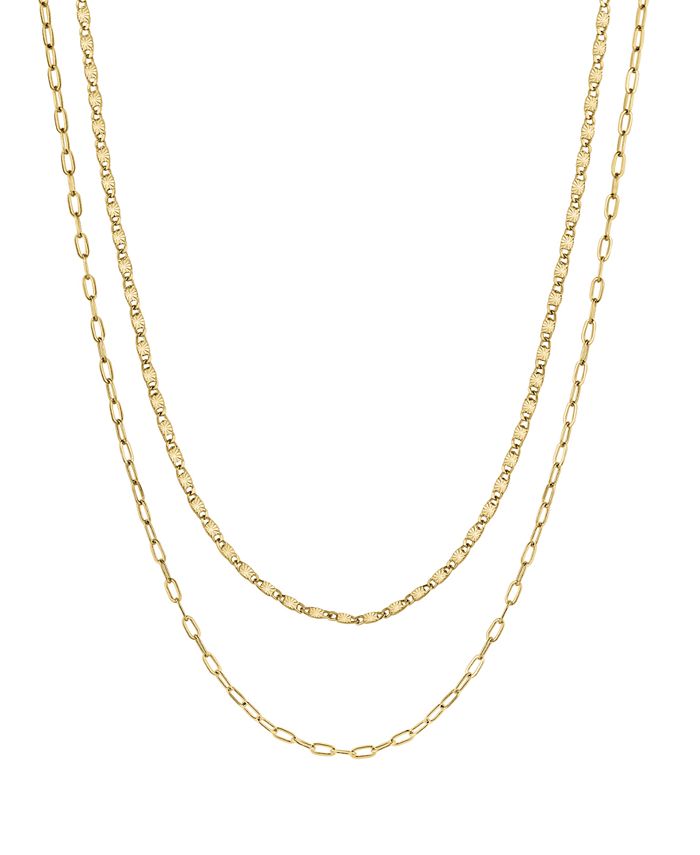 18k gold best sale chain macy's