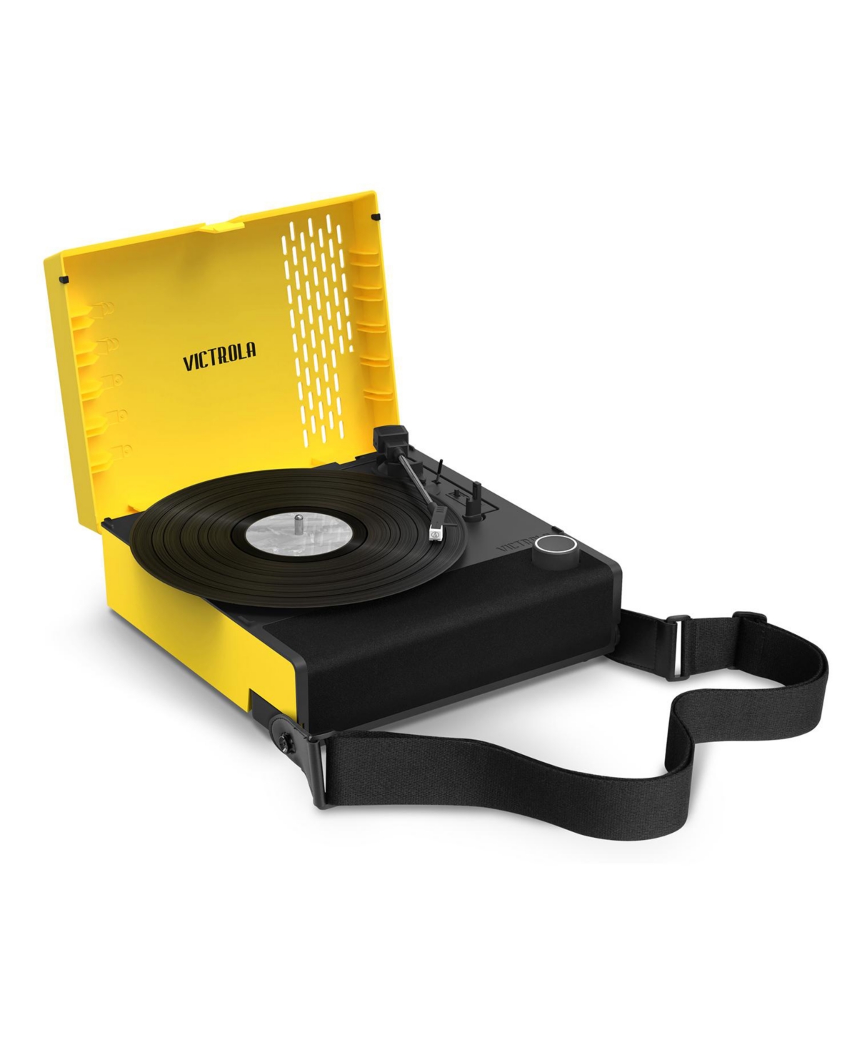 Victrola Revolution Go Portable Record Player In Yellow