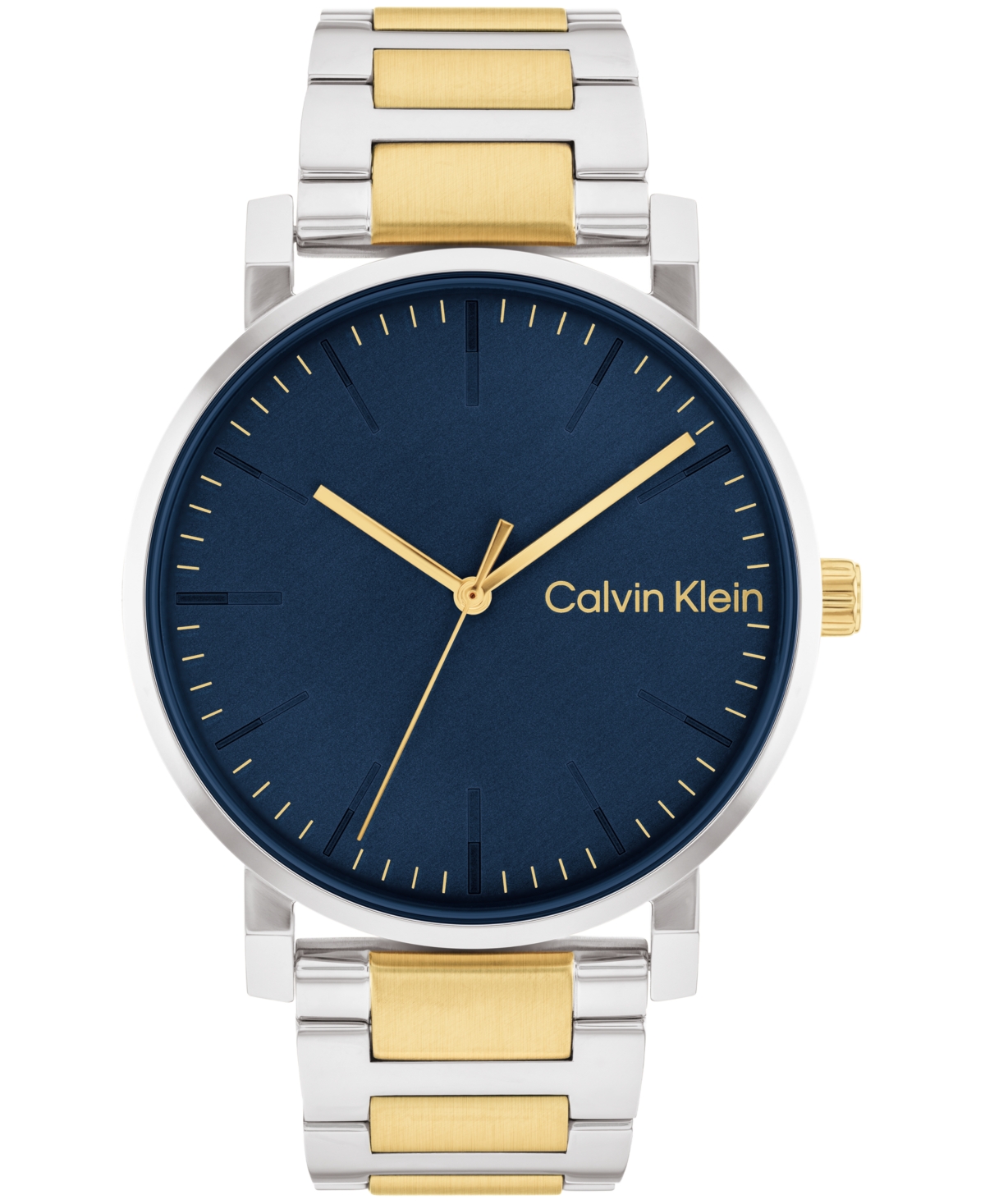 Calvin Klein Men's 3-hand Two-tone Stainless Steel Bracelet Watch 43mm