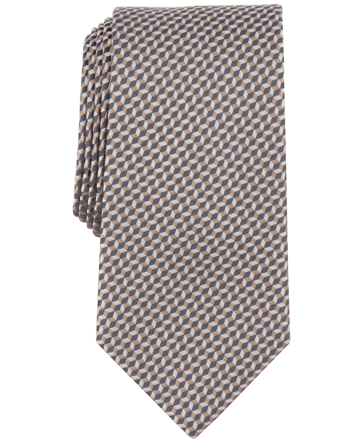 Michael Kors Men's Woven Neat Tie In Khaki