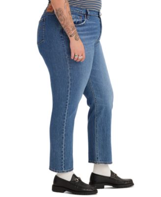Trendy Plus Size 501&reg; Cotton High-Rise Jeans