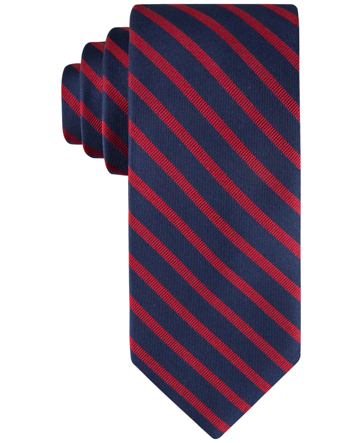 Tommy Hilfiger Men's Exotic Stripe Tie In Red