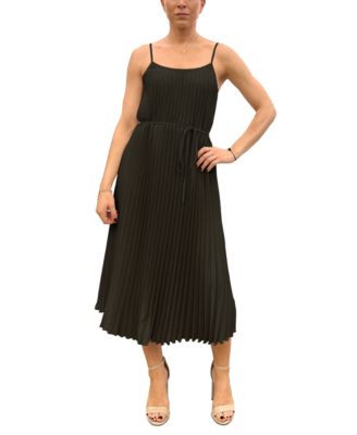 Sam Edelman - Pleated Chiffon Sleeveless A-Line Dress