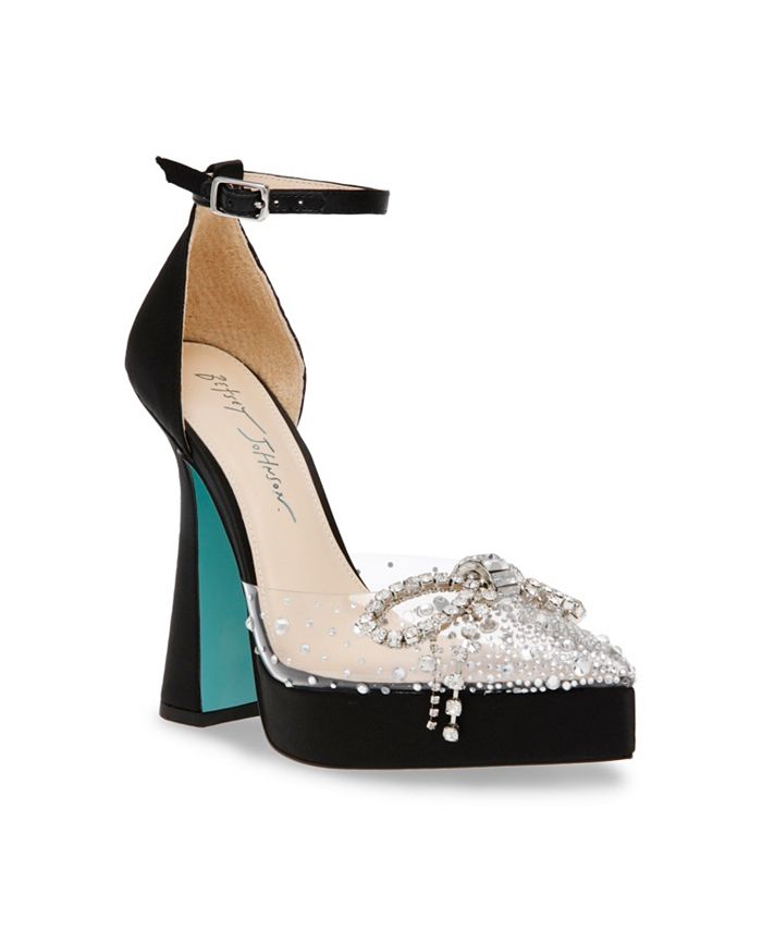 Betsey Johnson Women's Cher Platform Evening Pumps - Macy's