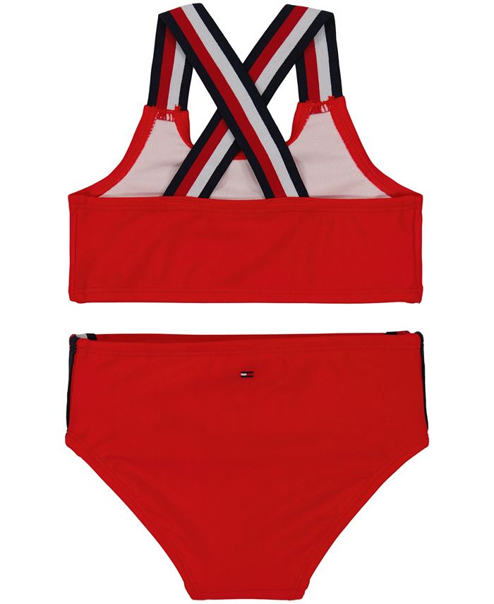 har taget fejl tunnel Mexico Tommy Hilfiger Baby Girls Signature Stripe Bikini Swim, 2 Piece Set - Macy's
