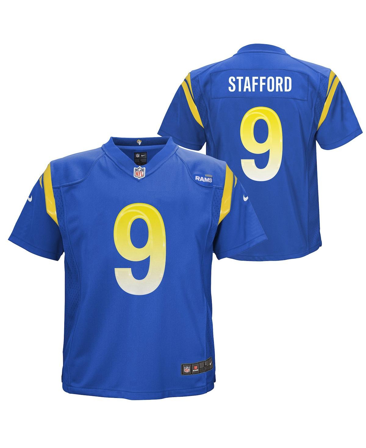 Preschool Boys and Girls Nike Matthew StaffordLos Angeles Rams Game Jersey - Royal