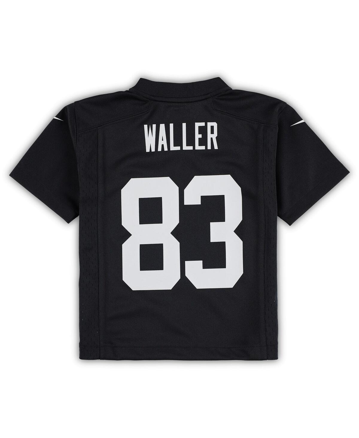 Preschool Boys and Girls Nike Darren WallerLas Vegas Raiders Game Jersey - Black