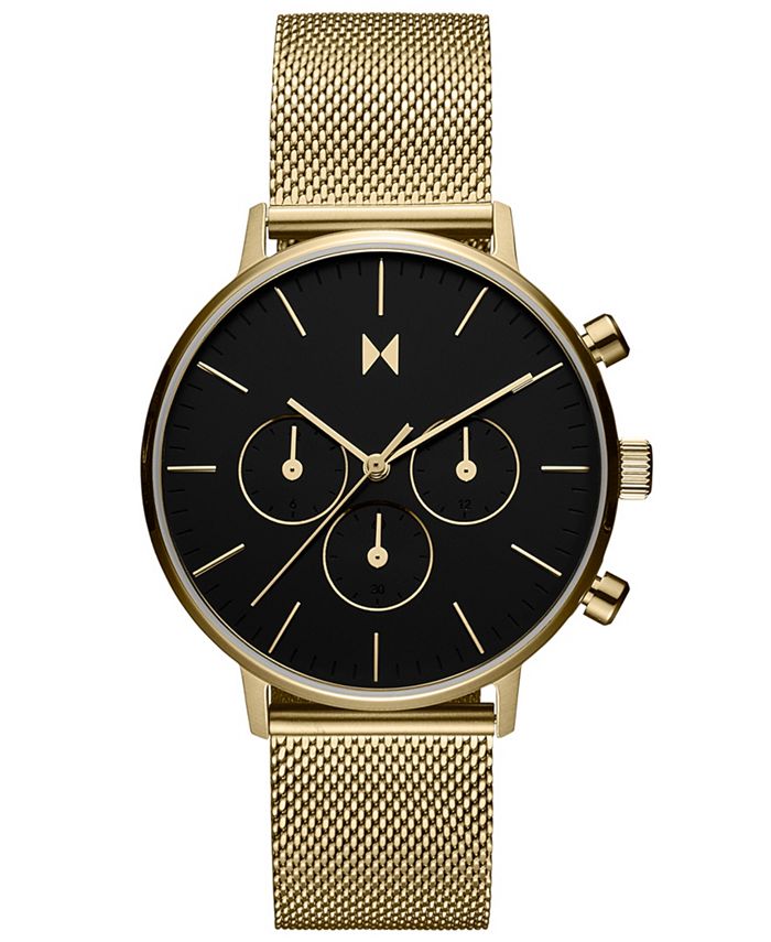 MVMT Men s Legacy Quartz Mesh Gold tone Watch 42mm Macy s