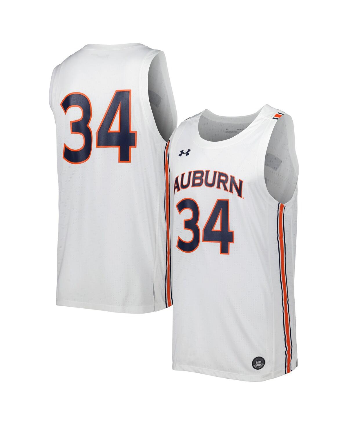 Men's Under ArmourAuburn Tigers Replica Basketball Jersey - White