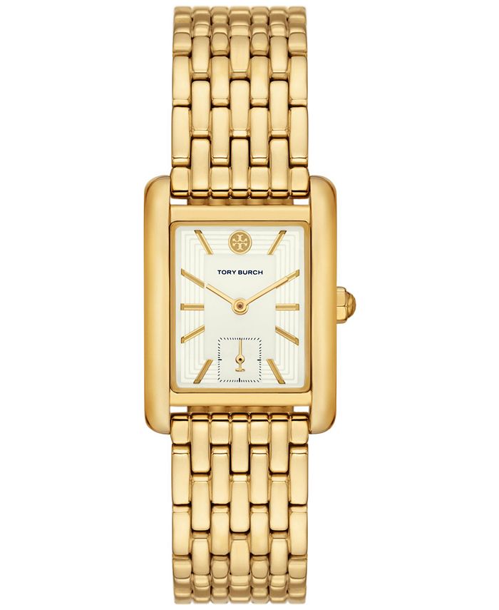 Tory Burch Women's Eleanor Gold-Tone Stainless Steel Bracelet Watch 34mm &  Reviews - All Watches - Jewelry & Watches - Macy's
