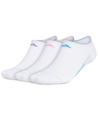adidas - Women's 3-Pk. Superlite 3-Stripe No-Show Socks