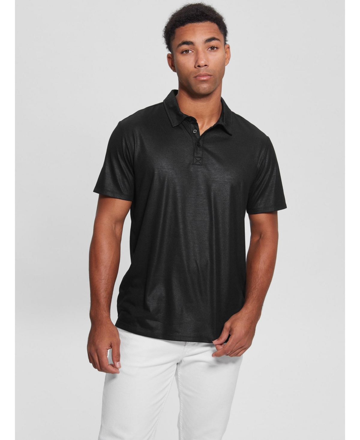 Guess Men's Mason Shine Short Sleeves Polo Shirt