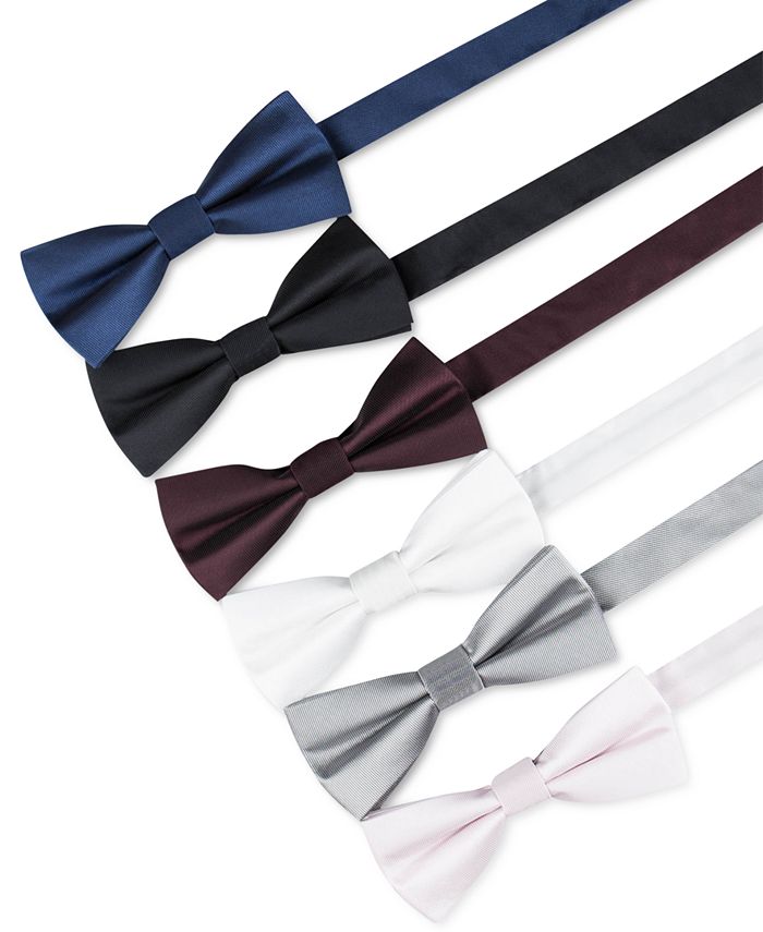 Calvin Klein Men's Unison Solid PreTied Bow Tie Macy's