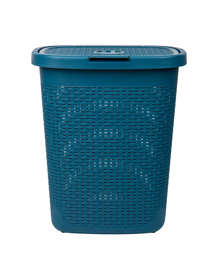 Mind Reader Basket Collection Slim Laundry Hamper, Cut Out Handles