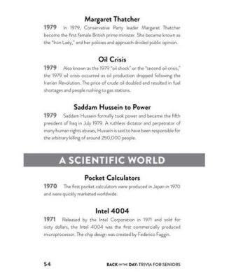 Back in the Day Trivia for Seniors: Facts and Trivia from History and Pop Culture to Keep Your Mind Sharp and Boost Your Memory by Andrew Thompson