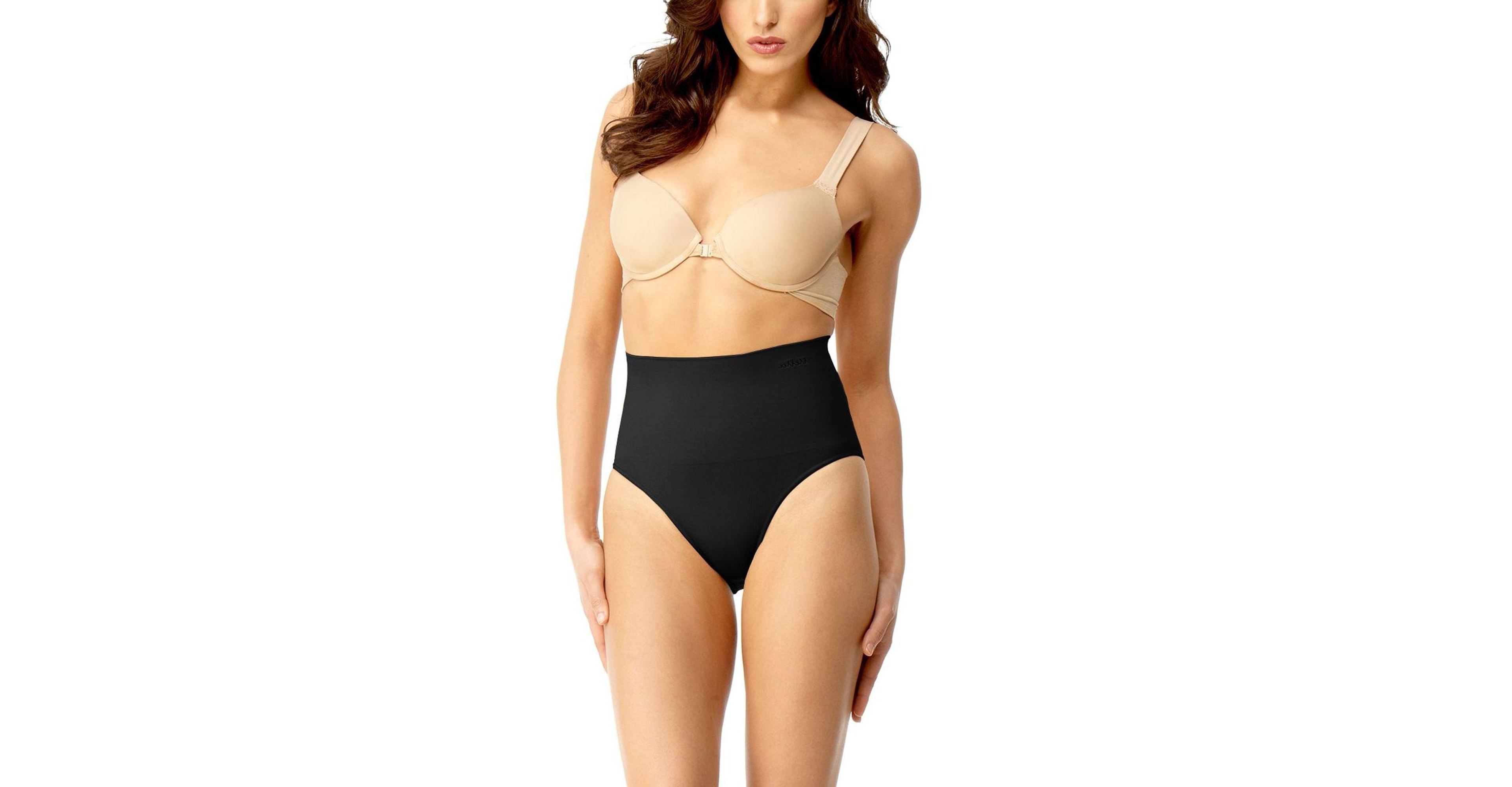 MeMoi Women's High-Waisted Moderate Coverage Seamless Shaper Brief