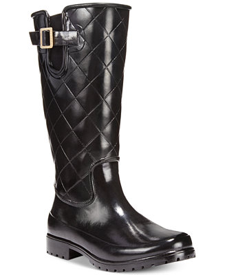 Sperry Women&#39;s Pelican Tall Quilted Rain Boots & Reviews - Boots & Booties - Shoes - Macy&#39;s