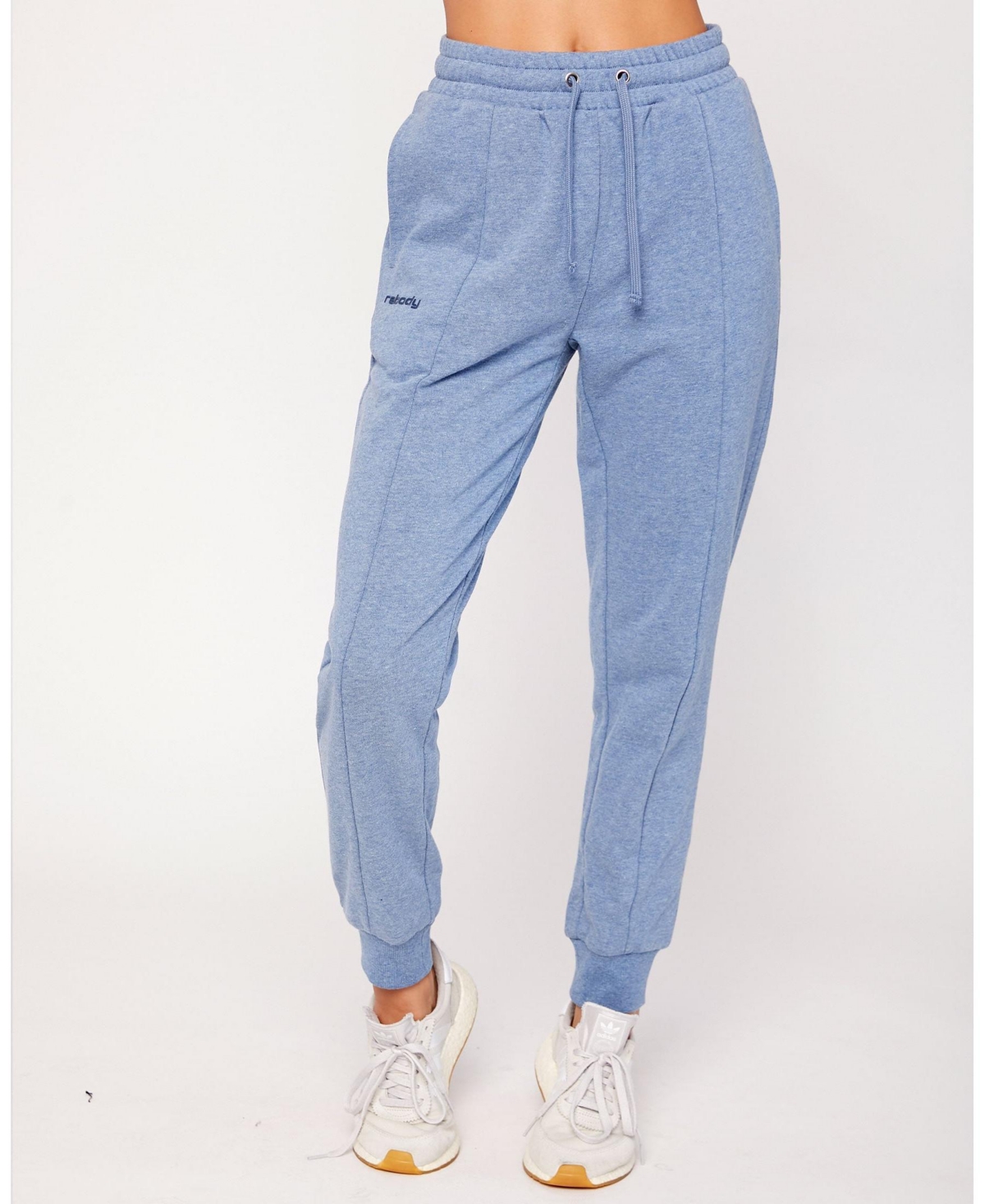 Women's Rebody Pintuck French Terry Sweatpants for Women - Indigo heather blue