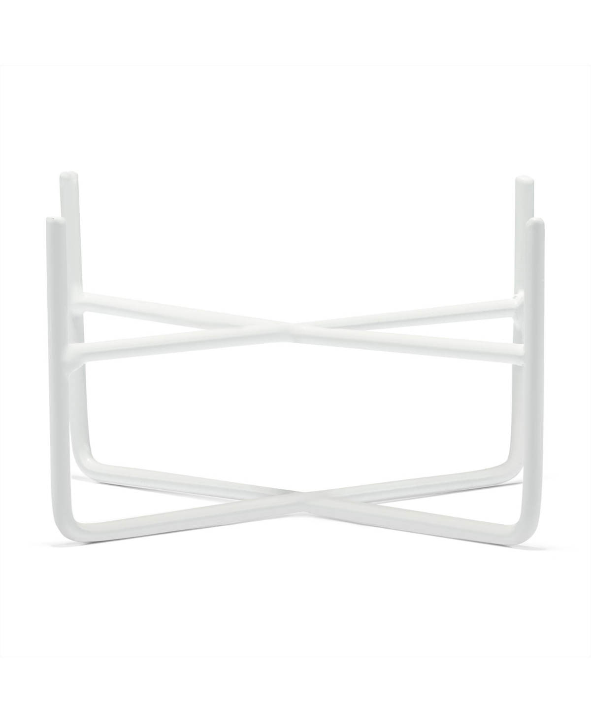 Dog Simple Solid Stand - Matte White - Large - White