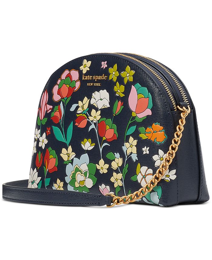 Kate Spade Floral Print Dome Crossbody Bag