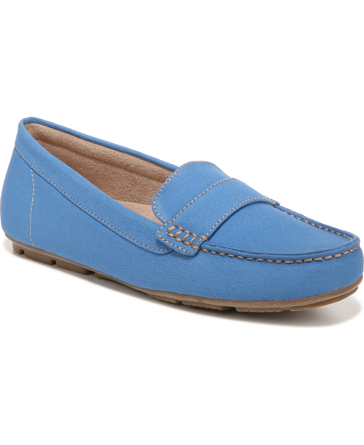 Soul Naturalizer Seven Loafers Women's Shoes In Blue Fabric