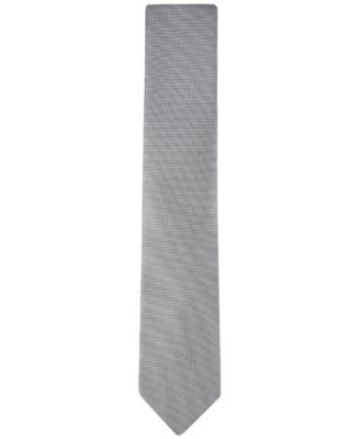 Men's Silver-Spun Solid Tie