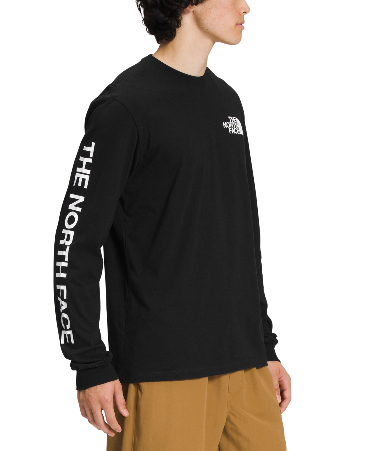 The North Face Men's Graphic Long-Sleeve hit T-Shirt -tnf White