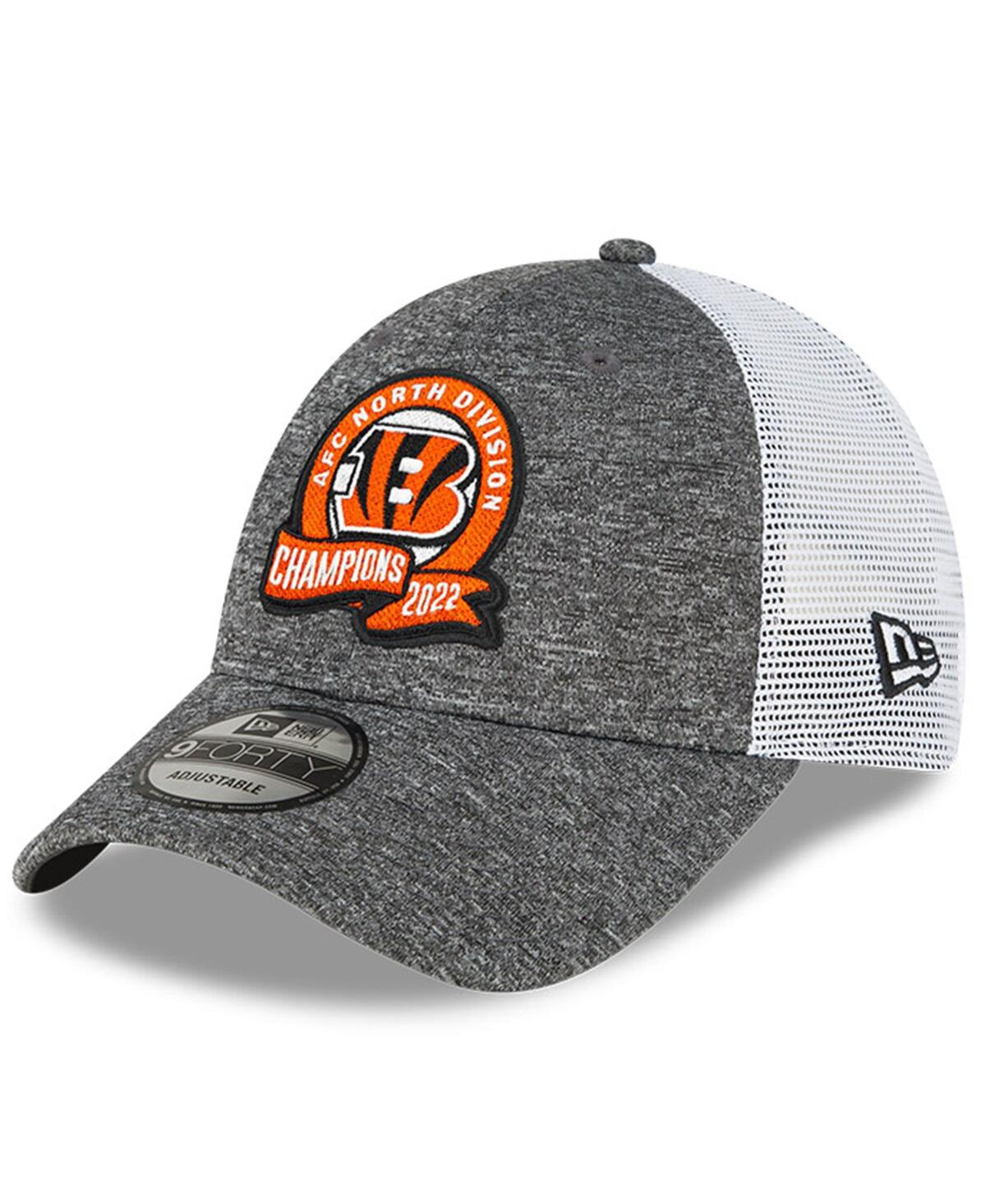 Shop New Era Men's  Heather Gray Cincinnati Bengals 2022 Afc North Division Champions Locker Room 9forty A