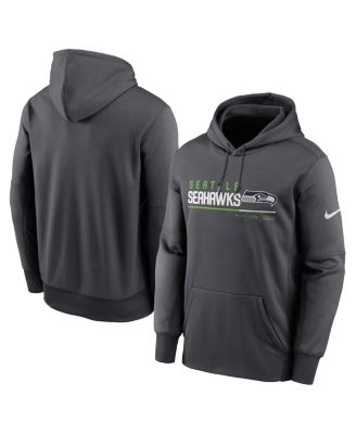 Youth Navy Seattle Seahawks Fan Gear Prime Pullover Hoodie