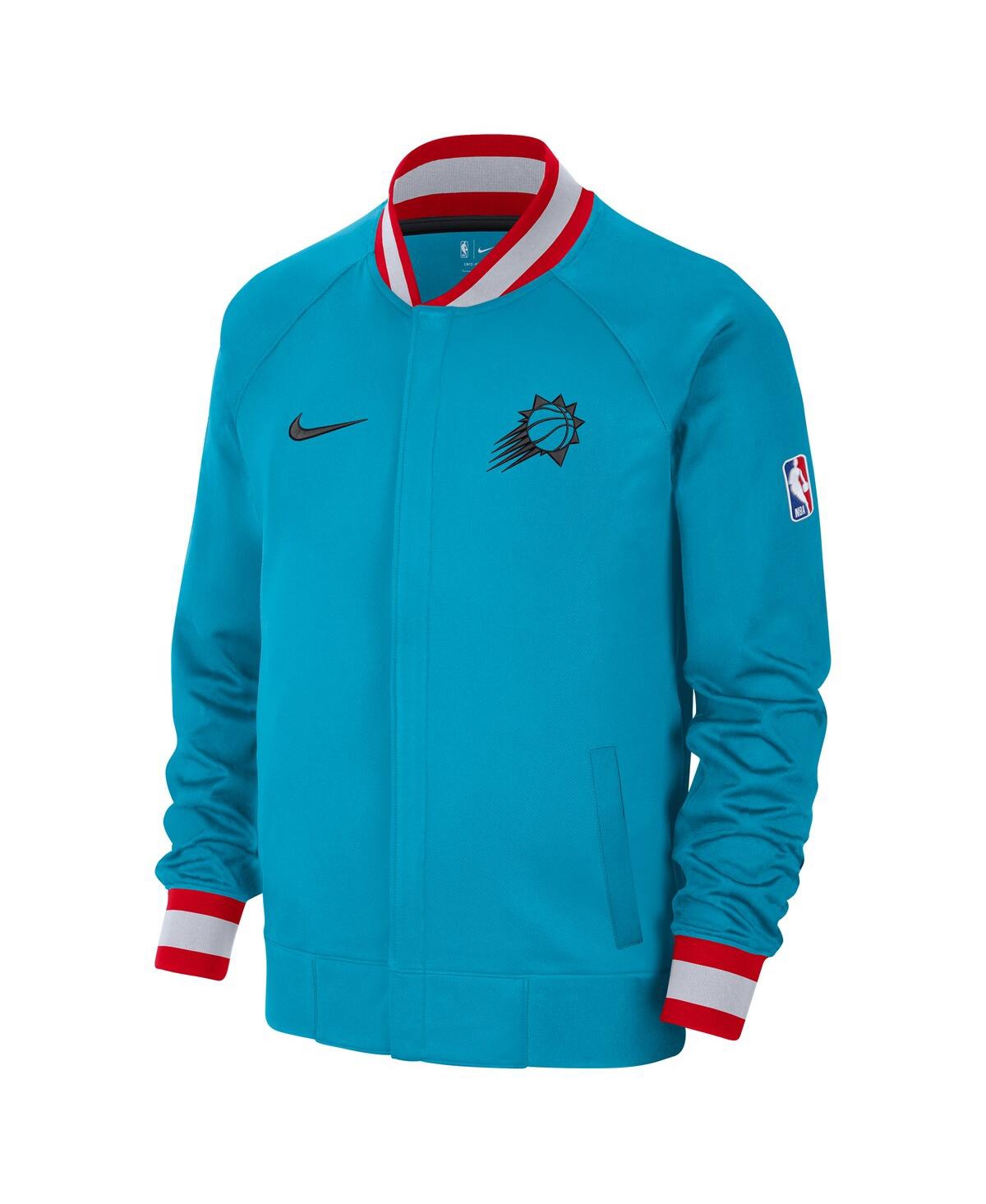 Shop Nike Men's  Turquoise, Black Phoenix Suns 2022/23 City Edition Showtime Thermaflex Full-zip Jacket In Turquoise,black