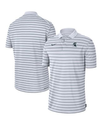 Men's White Michigan State Spartans Icon Victory Coaches 2022 Early Season Performance Polo Shirt