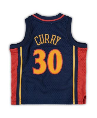 Infant Boys and Girls Stephen Curry Navy Golden State Warriors Historic Logo Jersey