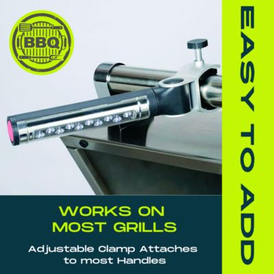 Barbecue Grill Light - Battery Operated Led BBQ Grill Light with Aluminum Clamp