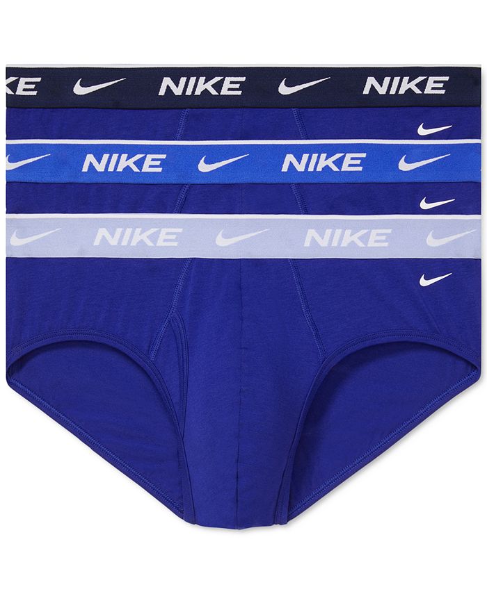 Nike 3-Pk Dri-FIT Essential Cotton Stretch Briefs Reviews - Underwear & Socks - Men - Macy's